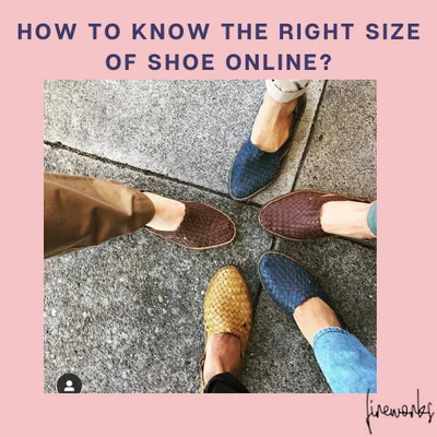How to know the right size of shoe online?