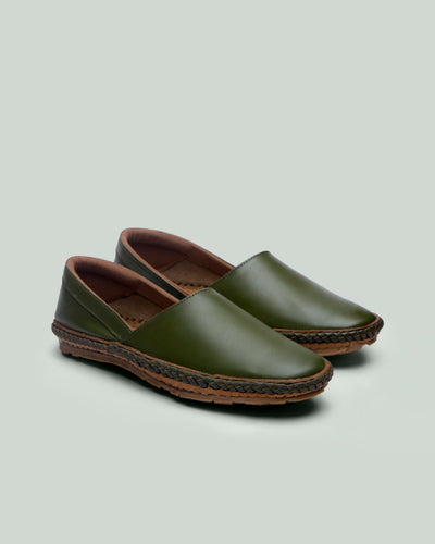 Fireworkshouse-handmade-leather-shoes-TYCOON OLIVE GREEN